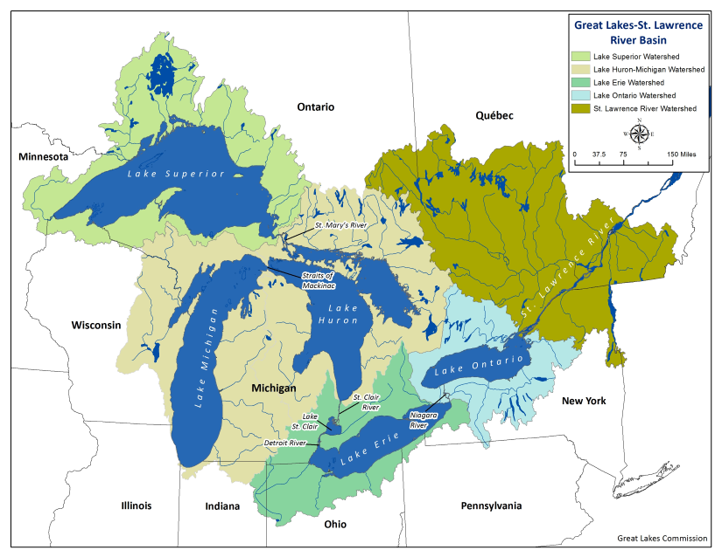 About The Great Lakes St Lawrence River Basin The Great Lakes St
